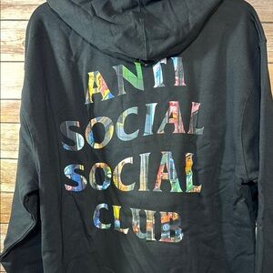 Anti Social Social Club Yakisoba Black Hoodie for Casual Wear